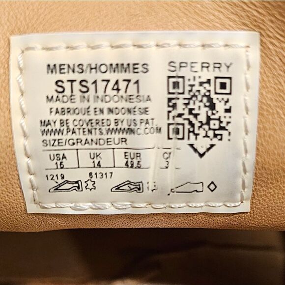 SPERRY Men's Gold Cup Collection Authentic Original 2-Eye Boat Shoes - Size 15‎ - Picture 10 of 10